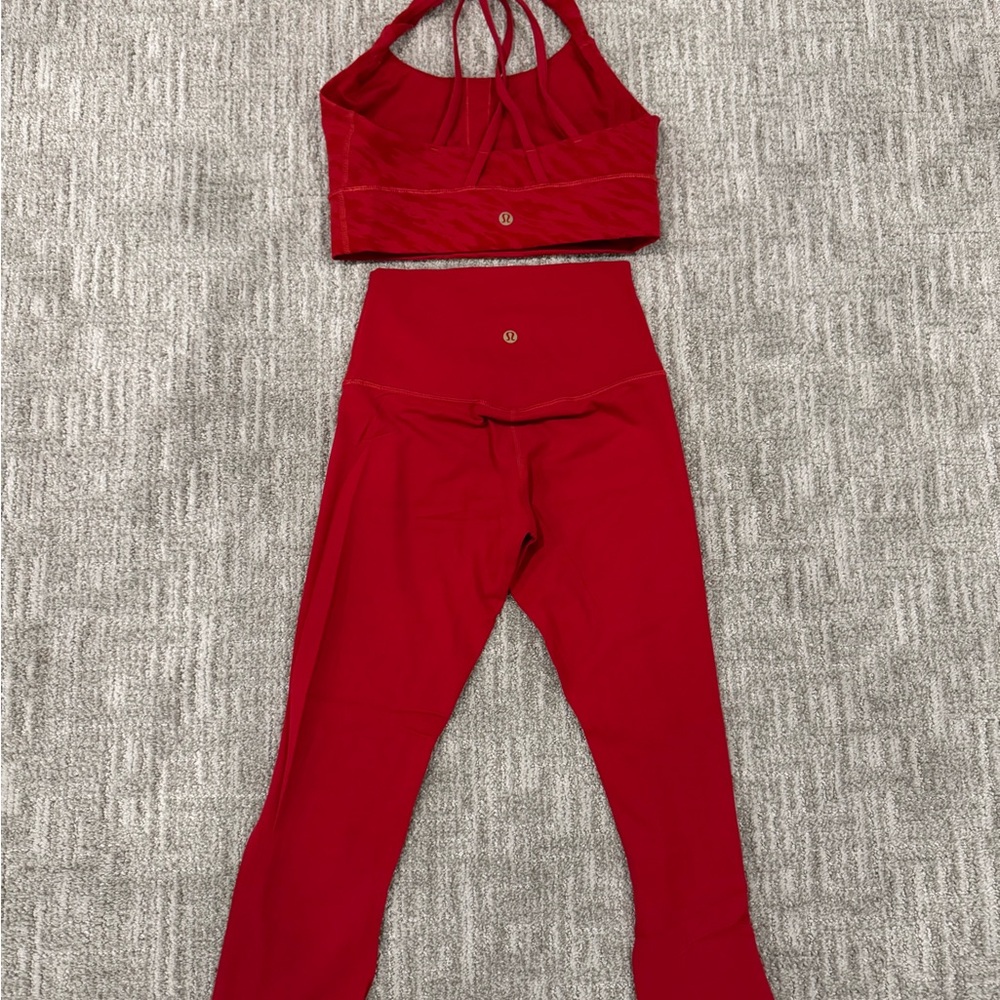 Lululemon Lunar New Year Energy Longline Bra B–D Cups & matching legging